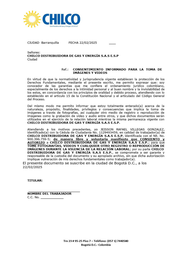 Consentimiento Informado | PDF