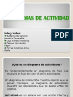 Diagrama de actividades: flujo de control entre actividades