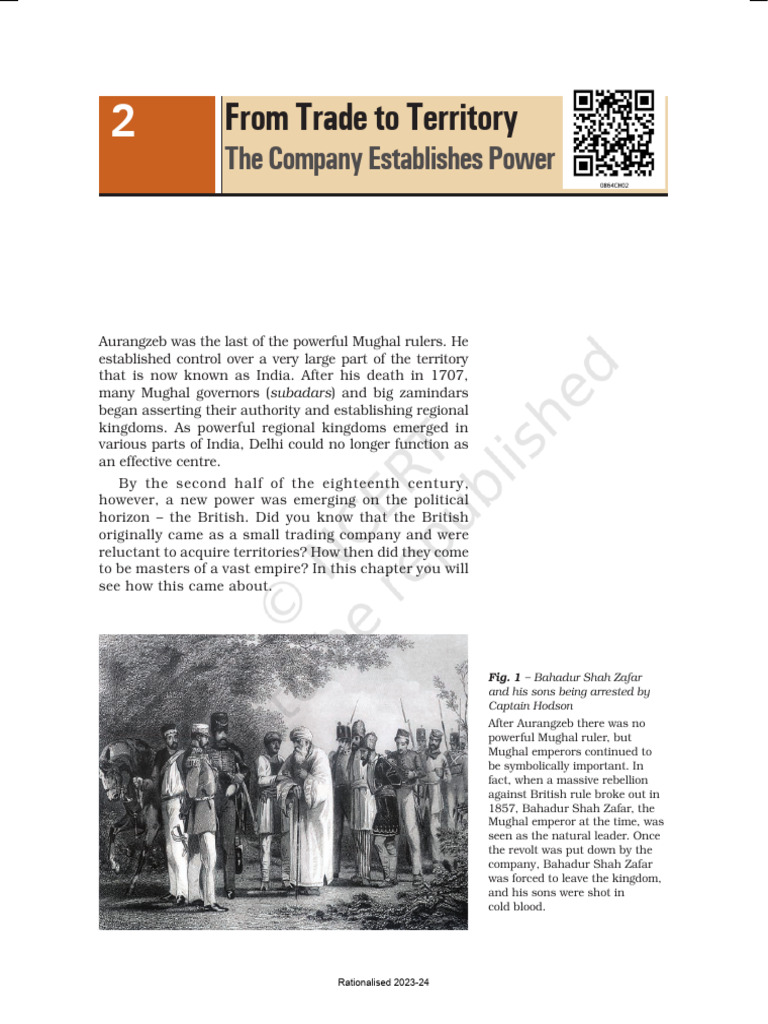 Rise of British Power in India | PDF | South Asia