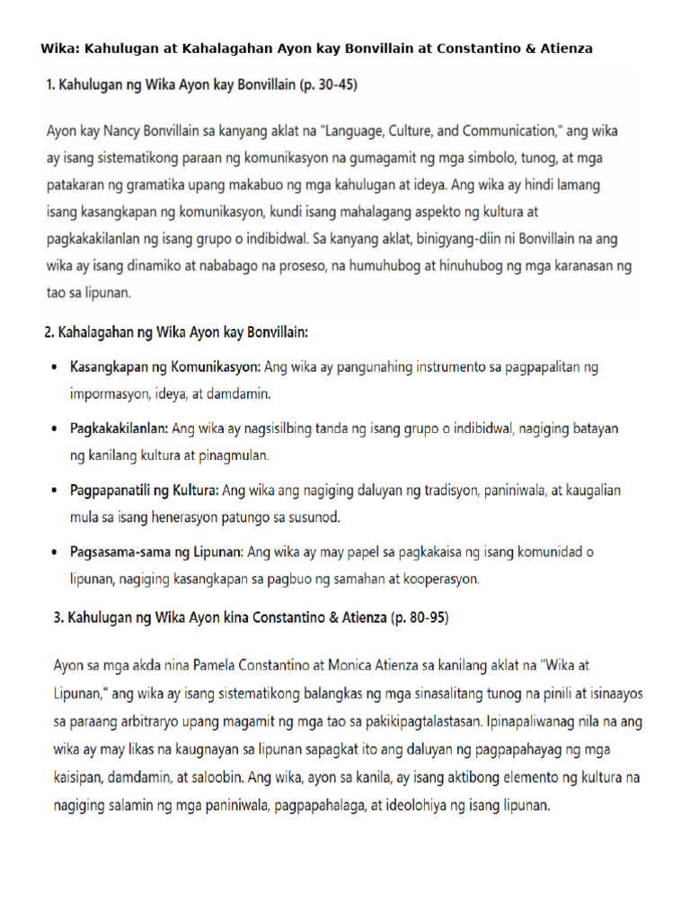 Wika | PDF