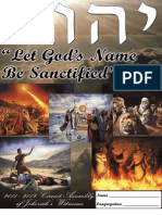 Let God's Name Be Sanctified 2 Day Circuit Assembly of Jehovah's Witnesses Notebook 2011-2012