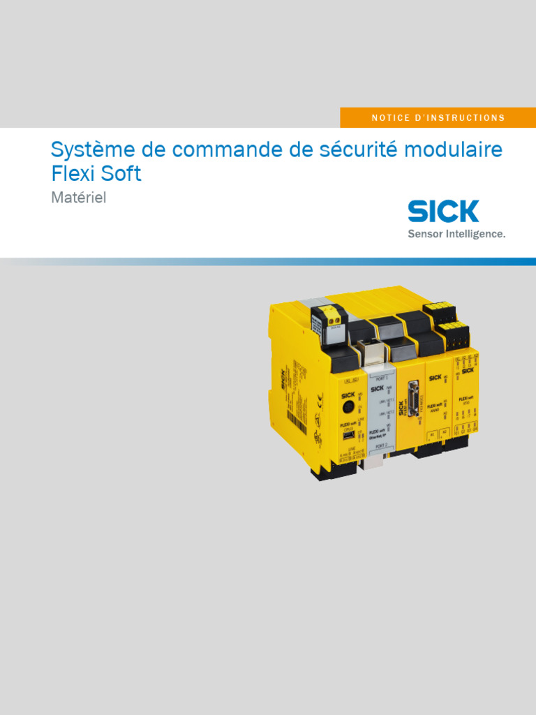 Operating Instructions Flexi Soft Modular Safety Controller Hardware FR ...