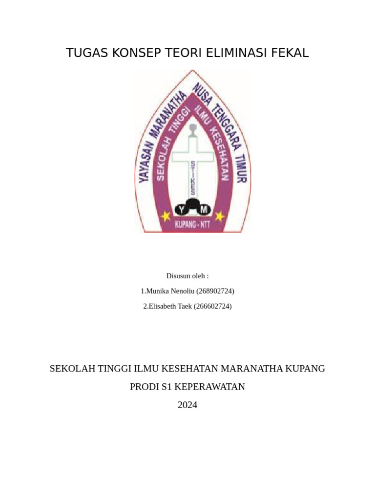 Teori Eliminasi Fekal dan Kesehatan | PDF