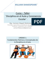 Curso - Taller - Taller Disciplina y Convivencia Escolar - Colegio