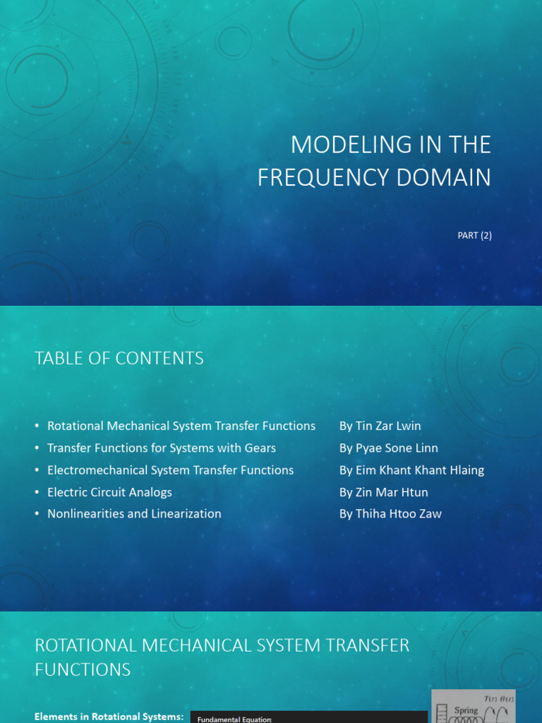 Frequency Domain Transfer Functions Guide | PDF | Electrical Network ...