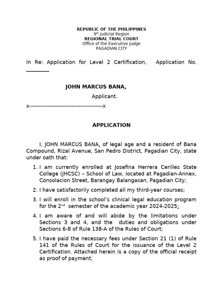 CLEP Level 2 Application | PDF
