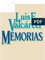 Luis E. Varcarcel MEMORIAS