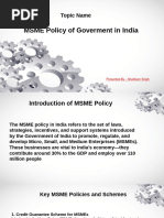 MSME Ministers India | PDF