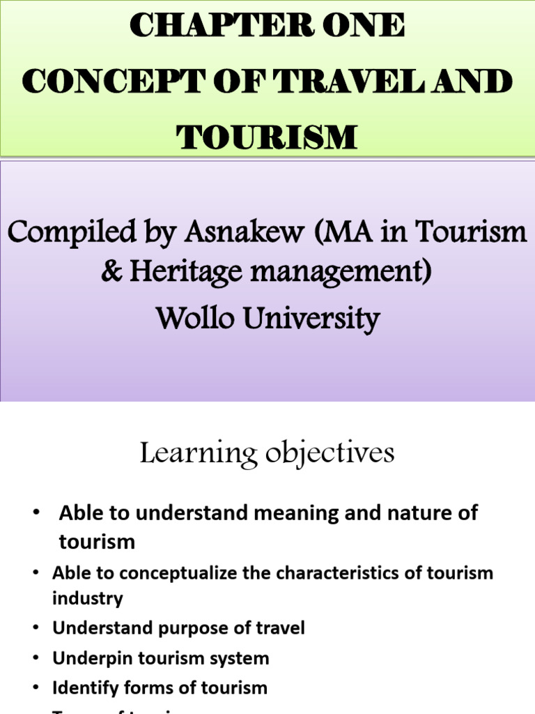 Introduction to Travel and Tourism | PDF | Tourism | Hotel