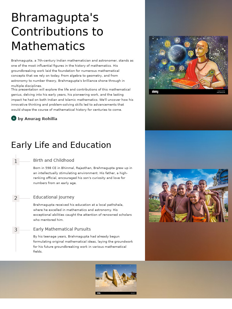 Brahmagupta's Mathematical Legacy | PDF | Trigonometry | Mathematics