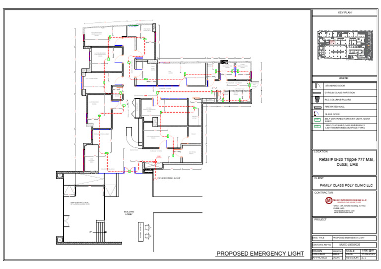 Dubai Clinic Layout and Design Plan | PDF