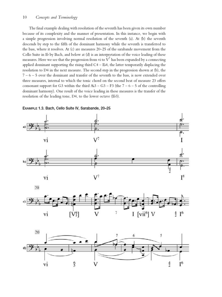 Bach Cello Suite IV Analysis | PDF