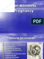 Minor Disorders of Pregnanacy