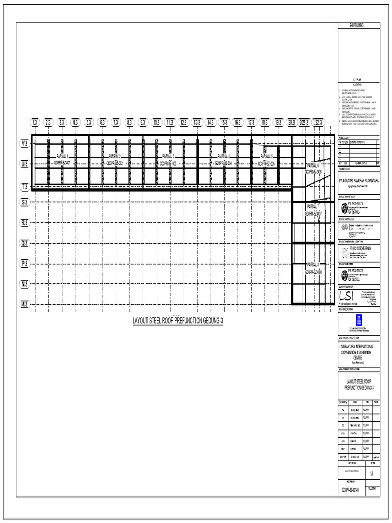 Layout Atap Baja Gedung 3 | PDF