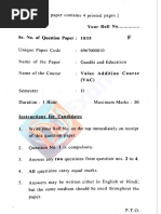 DU Free PYQs for Semesters 1, 3, 5 | PDF | Bachelor Of Science ...
