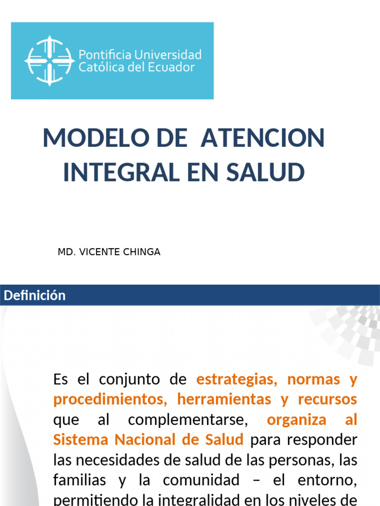 Modelo de Atención Integral en Salud | PDF | Hospital
