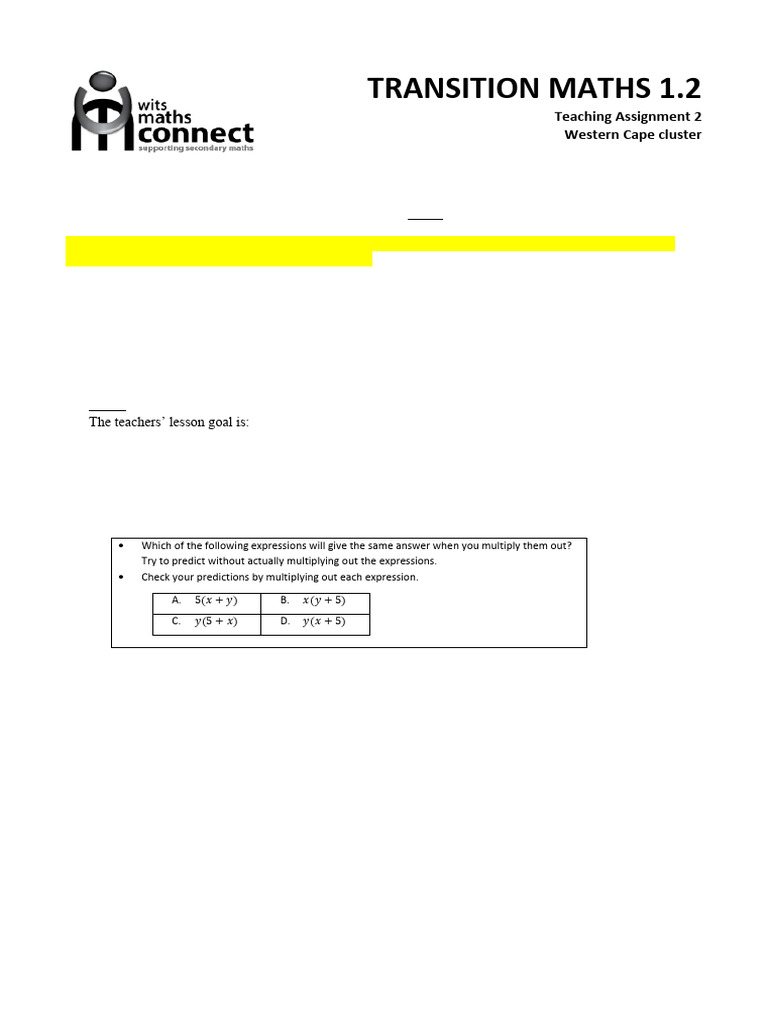 TM1 2+Assignment+2+2025+Teaching+component+WC | PDF | Cognitive Science ...