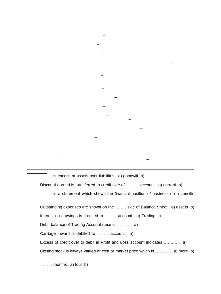 Final Accounts Objectives | PDF | Debits And Credits | Expense