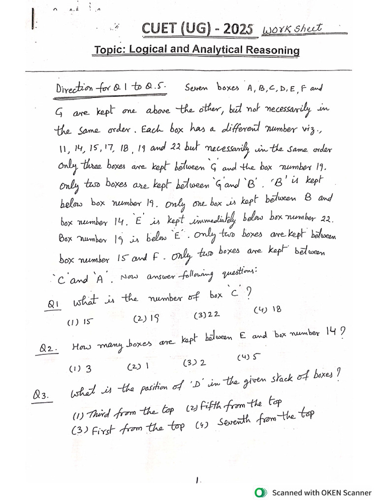 Reasoning 25 | PDF