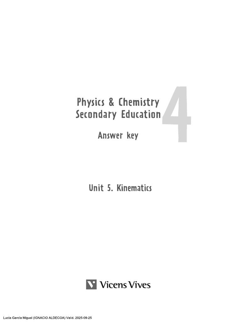 Answer key | PDF