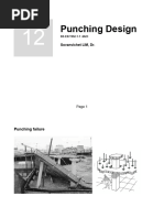 Punching Shear Calculation Example Aci 318 | PDF