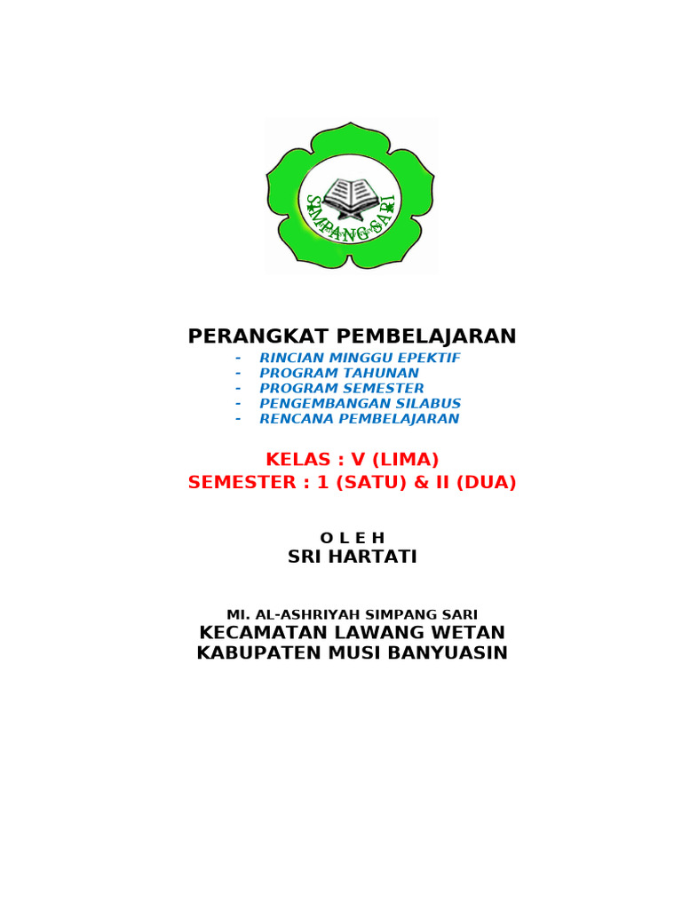 Cover RPP | PDF