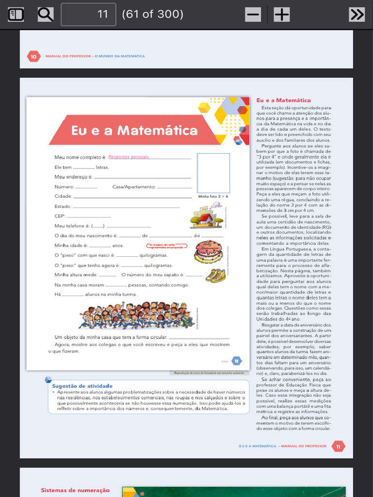 Manual do Professor: Matemática 4º Ano | PDF | Matemática