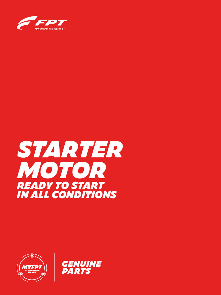 Starter ENG | PDF | Electric Motor | Engines