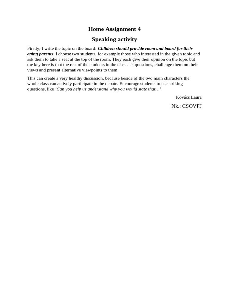 Home Assignment 4 | PDF
