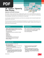Restore Calcium Alginate Dressing Guide | PDF | Wound | Medicine