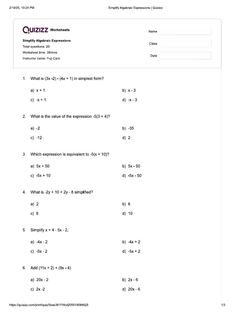 Algebraixex | PDF