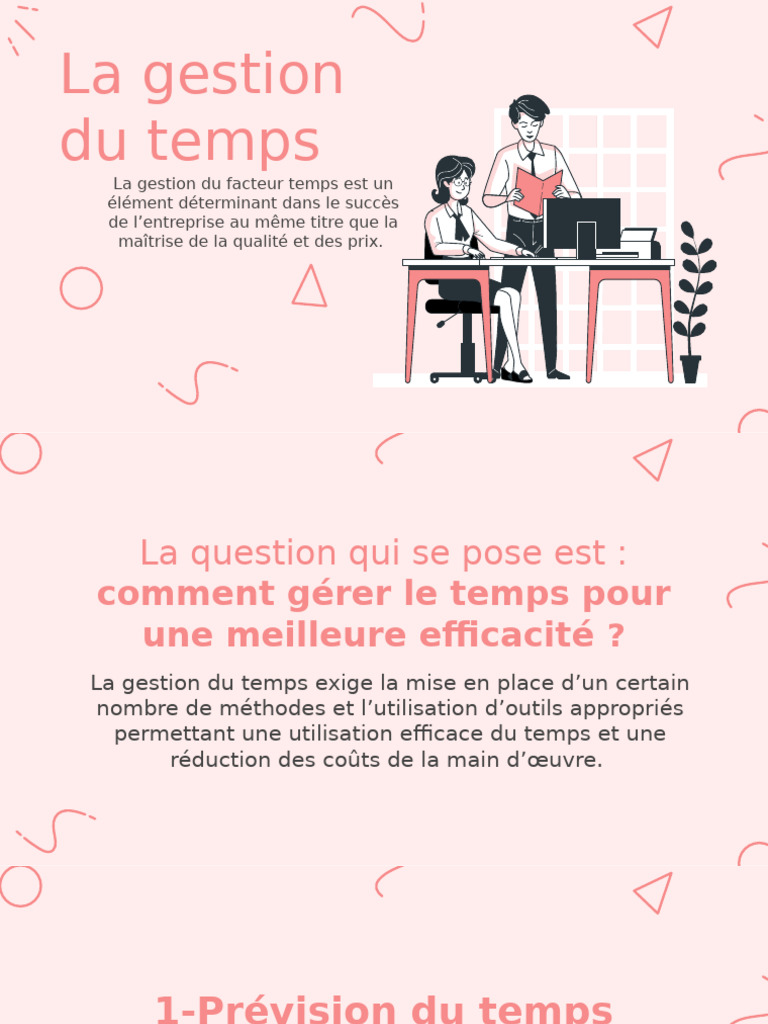 Outils et méthodes de gestion du temps | PDF | Planification | Gestion ...