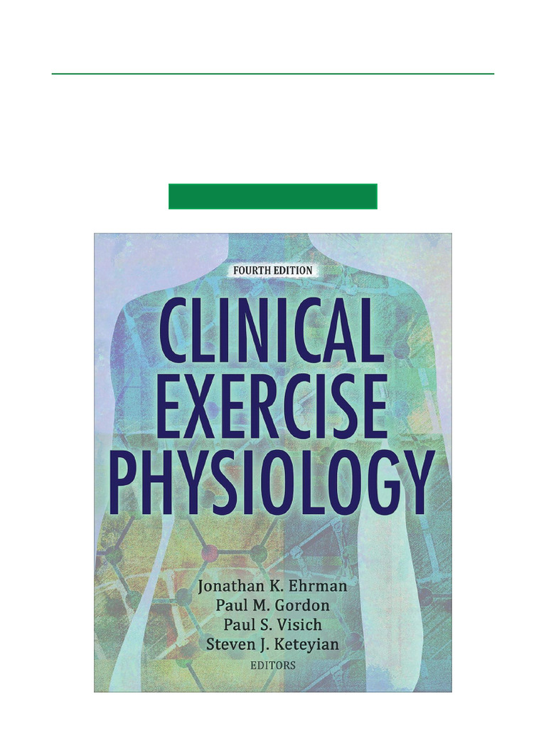 Clinical Exercise Physiology Overview | PDF | Heart | Medical Specialties