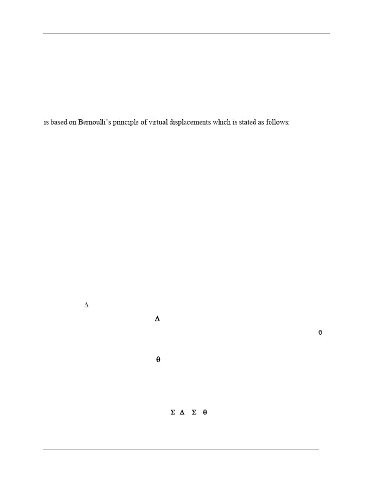Virtual Work Method in Structural Analysis | PDF | Bending ...