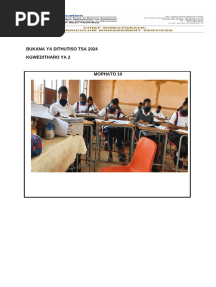 BUKANA YA DITHUTISO TSA 2024 GRADE 10 TERM 2 2-1-1