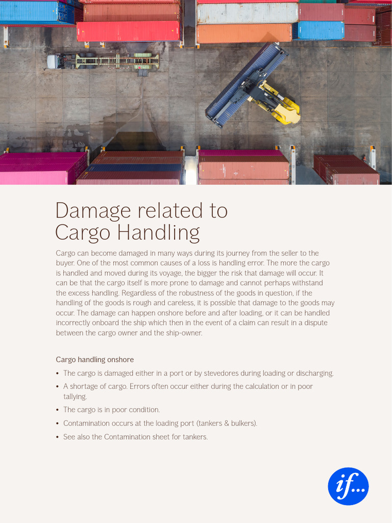 Cargo Damage Risks During Handling | PDF | Cargo | Oil Tanker