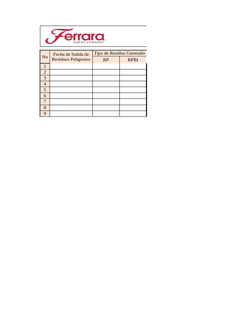 Bitacora de RP especifica | PDF | Residuos | Cuestiones ambientales