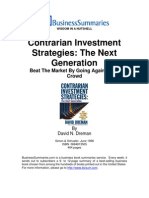 [David Dreman] Contrarian Investment Strategies - org