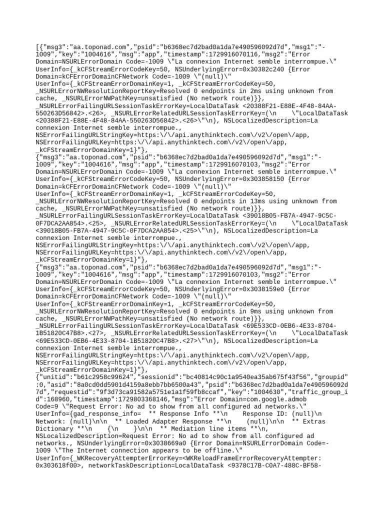 Ad Request Errors and Network Issues | PDF | Computing | Information ...