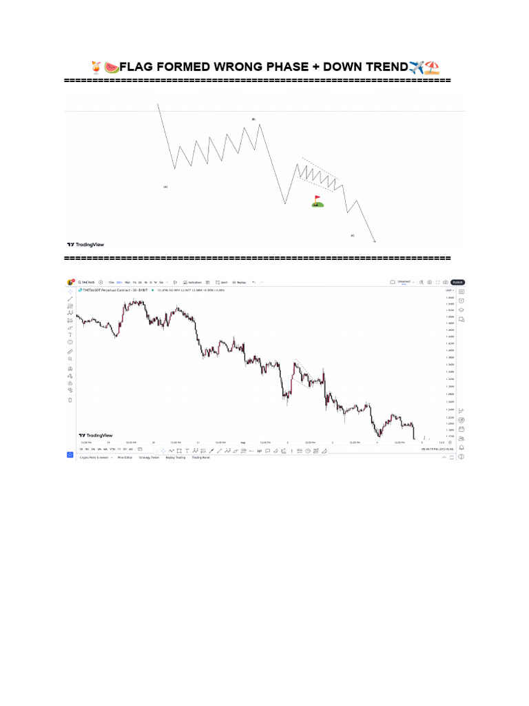 Flag Formed Wrong Phase + Down Trend | PDF