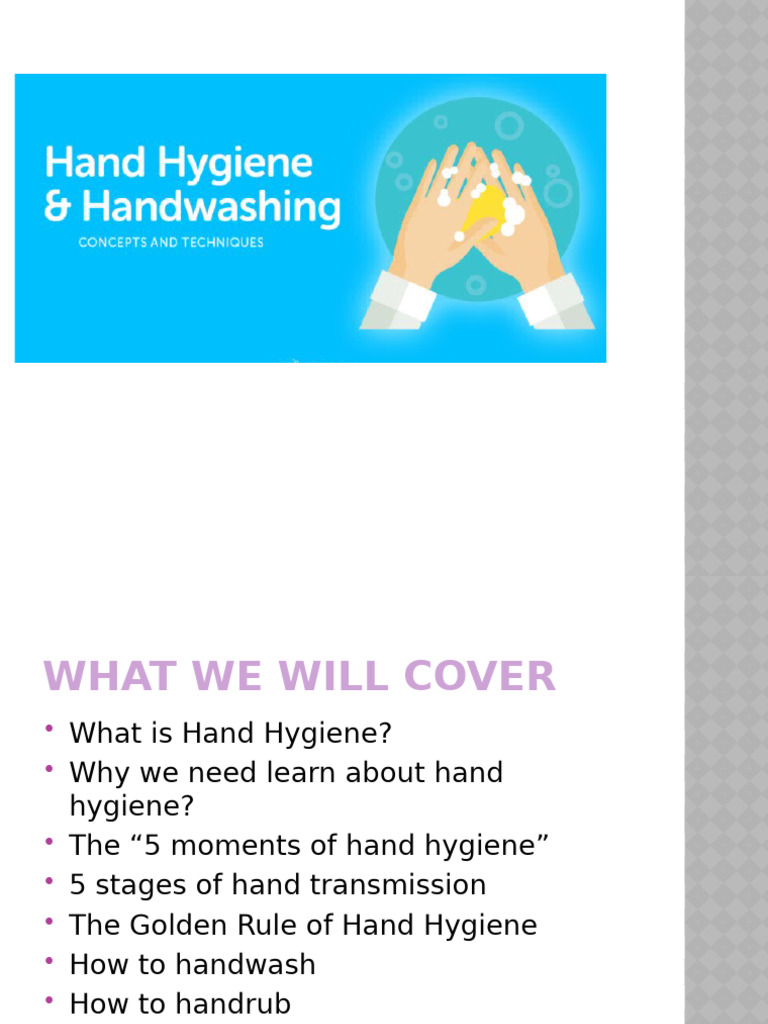 Essential Guide to Hand Hygiene Practices | PDF | Hand Washing | Hygiene