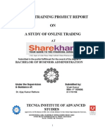 44586029 Summer Training Report at Sharekhan Ltd