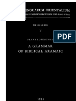 A Grammar of Biblical Aramaic - Torah Jewish Israel