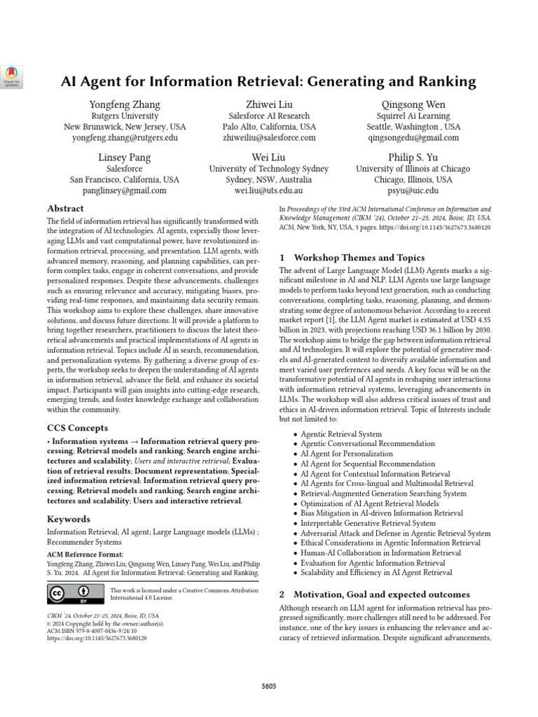 AI Agent For Info Retrieval | PDF | Artificial Intelligence ...