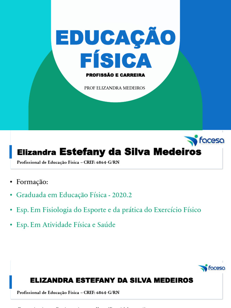 Profissão e Carreira em Educação Física | PDF | Ginástica | Educação Física