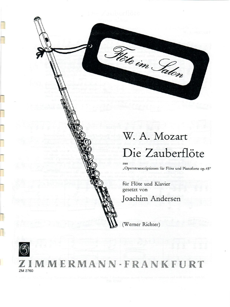 Mozart - Die Zauberflöte FL+PF | PDF
