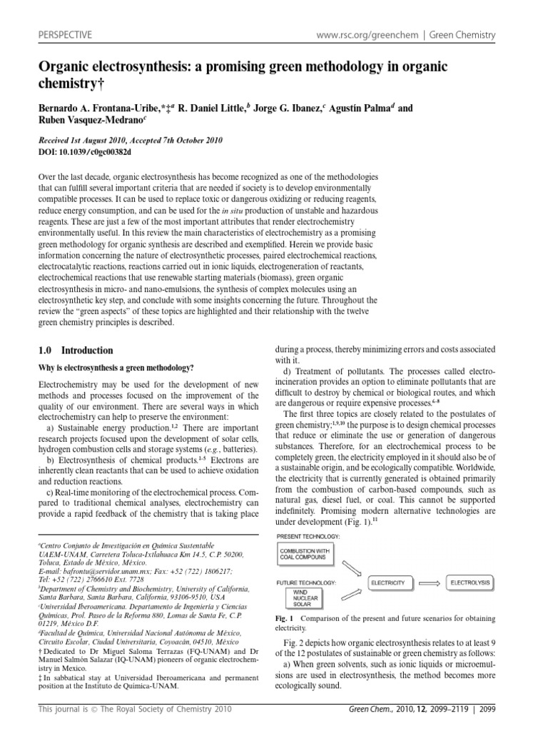 Org Electrochem | PDF | Electrochemistry | Redox