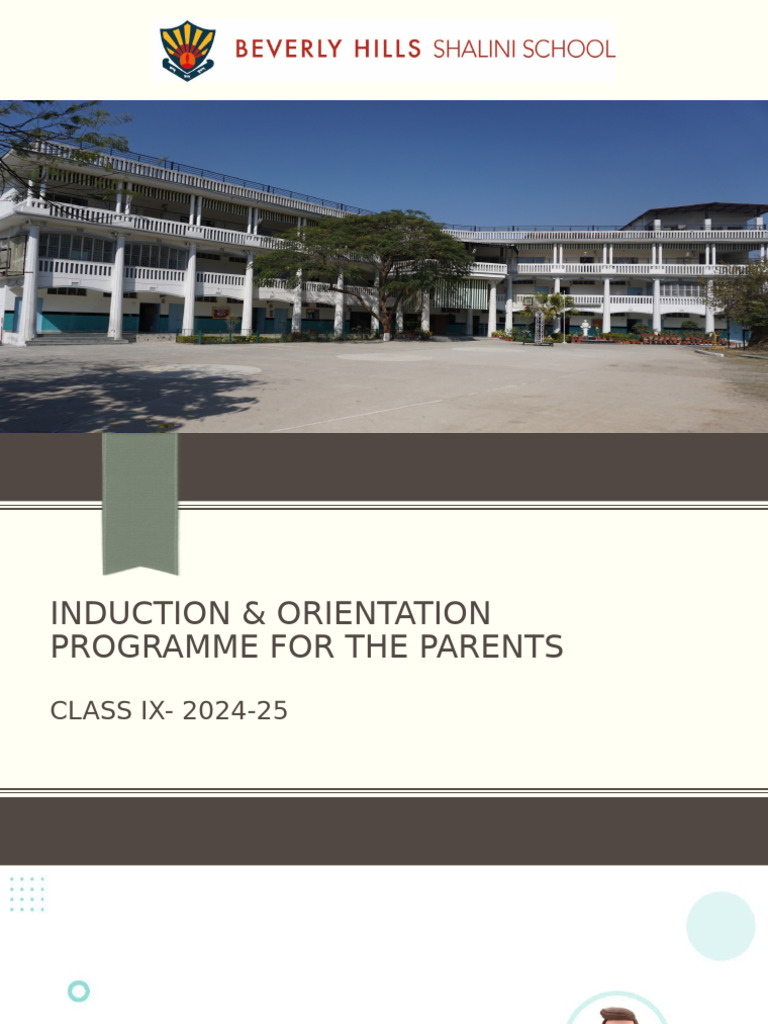 Class IX Induction & Orientation Guide | PDF | Mathematics | Artificial ...
