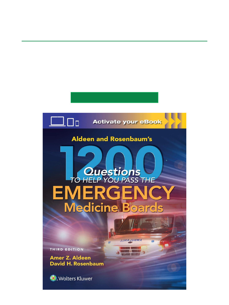 1200 Questions for Emergency Medicine Boards | PDF | Major Trauma