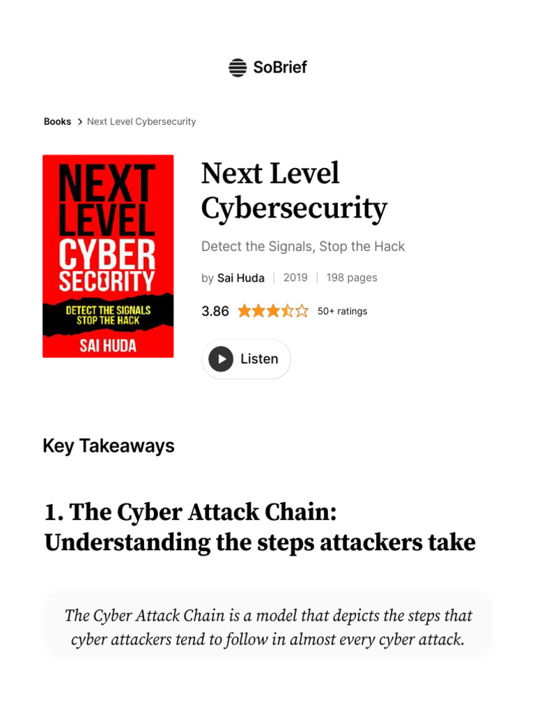 Next Level Cybersecurity | PDF | Security | Computer Security